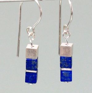 Lapis Semi Precious Stones and S.S. 925,Stainless